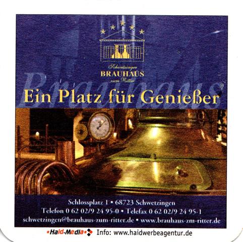 schwetzingen hd-bw zum ritter ein platz 1-4a (quad185-fr genieer)